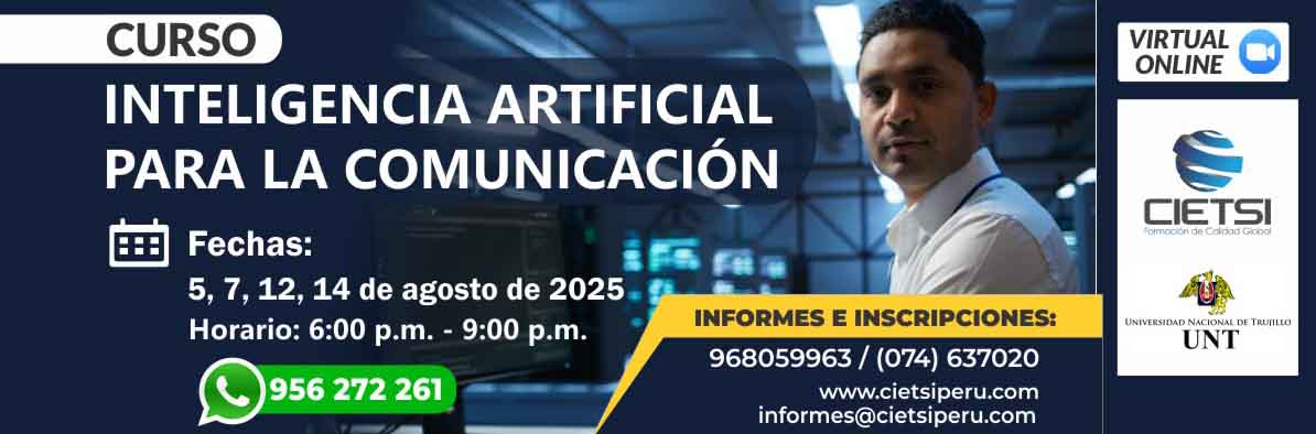 CURSO DE INTELIGENCIA ARTIFICIAL PARA LA COMUNICACIÓN 2025